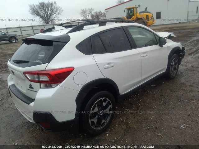 JF2GTABC1JH250189 - 2018 SUBARU CROSSTREK PREMIUM WHITE photo 4