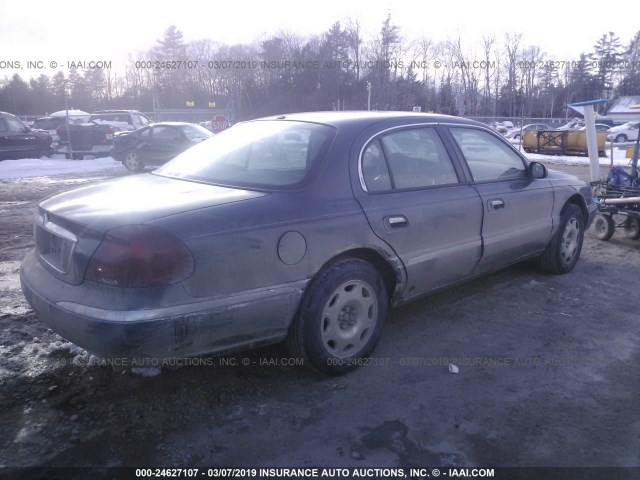 1LNFM97V8WY690753 - 1998 LINCOLN CONTINENTAL  GRAY photo 4