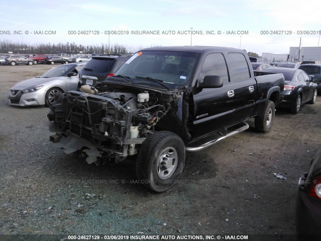 1GCHC23U56F264678 - 2006 CHEVROLET SILVERADO C2500 HEAVY DUTY BLACK photo 2