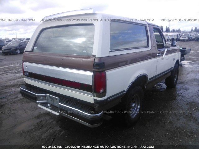 1FMEU15N5HLA12204 - 1987 FORD BRONCO U100 BROWN photo 4