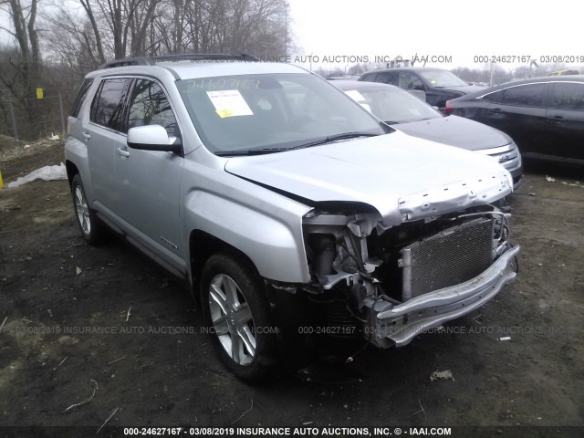 2GKALSEK3C6233338 - 2012 GMC TERRAIN SLE SILVER photo 1