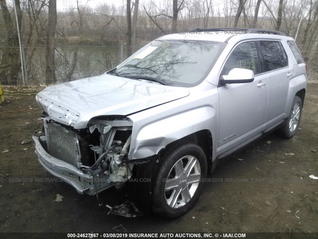 2GKALSEK3C6233338 - 2012 GMC TERRAIN SLE SILVER photo 2