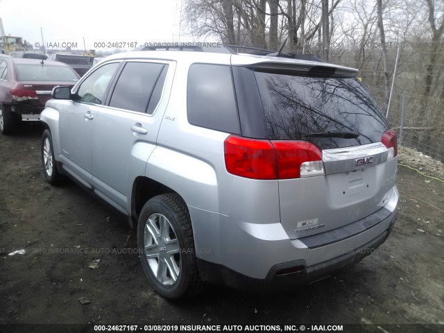 2GKALSEK3C6233338 - 2012 GMC TERRAIN SLE SILVER photo 3