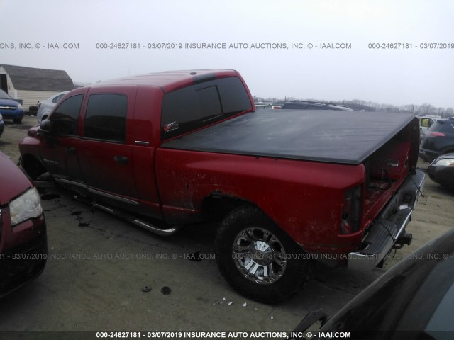 3D7KS29CX6G230389 - 2006 DODGE RAM 2500 RED photo 3