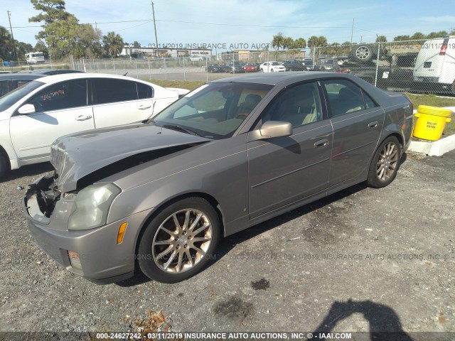 1G6DP577060179858 - 2006 CADILLAC CTS HI FEATURE V6 GOLD photo 2