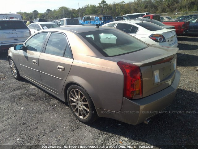 1G6DP577060179858 - 2006 CADILLAC CTS HI FEATURE V6 GOLD photo 3