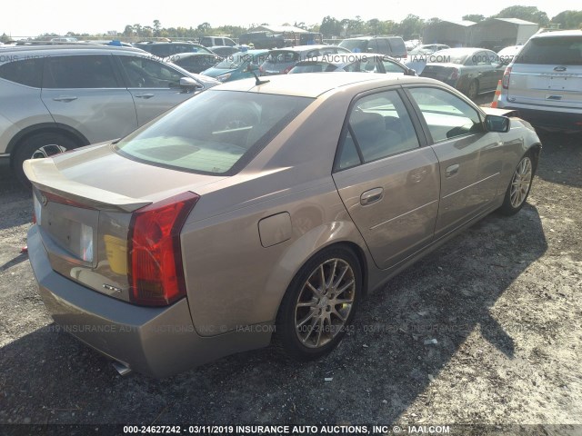 1G6DP577060179858 - 2006 CADILLAC CTS HI FEATURE V6 GOLD photo 4