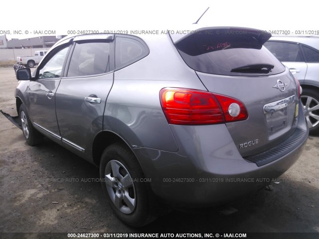 JN8AS5MT4BW577179 - 2011 NISSAN ROGUE S/SV/KROM GRAY photo 3