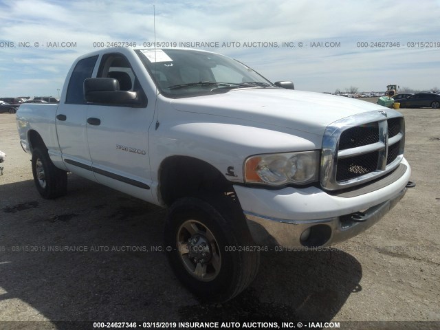 3D7KU28C34G268037 - 2004 DODGE RAM 2500 ST/SLT WHITE photo 1