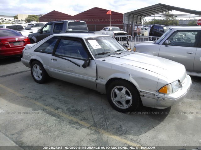 1FACP41E8NF101758 - 1992 FORD MUSTANG LX SILVER photo 1