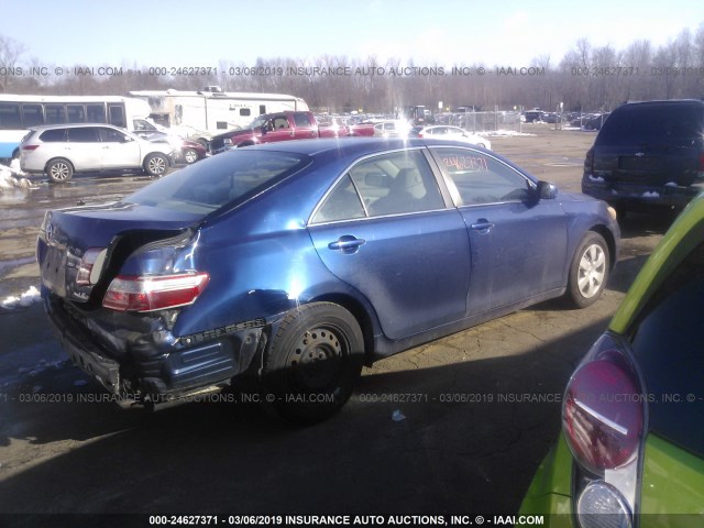 4T1BE46K97U027156 - 2007 TOYOTA CAMRY NEW GENERAT CE/LE/XLE/SE BLUE photo 4