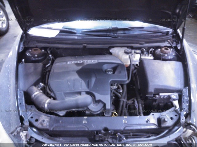 1G1ZH57B98F204351 - 2008 CHEVROLET MALIBU 1LT შავი ფოტო 10