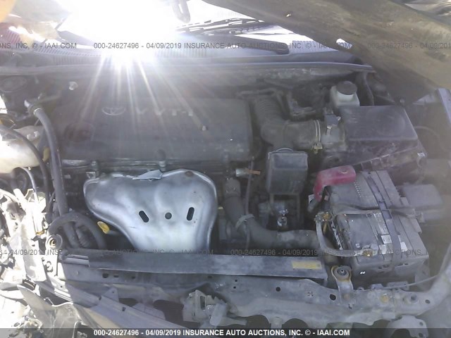 JTKDE177470165175 - 2007 TOYOTA SCION TC შავი ფოტო 10