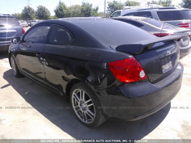 JTKDE177470165175 - 2007 TOYOTA SCION TC შავი ფოტო 3
