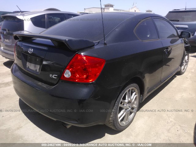 JTKDE177470165175 - 2007 TOYOTA SCION TC შავი ფოტო 4