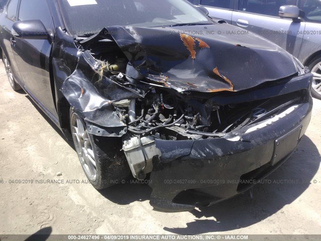 JTKDE177470165175 - 2007 TOYOTA SCION TC შავი ფოტო 6