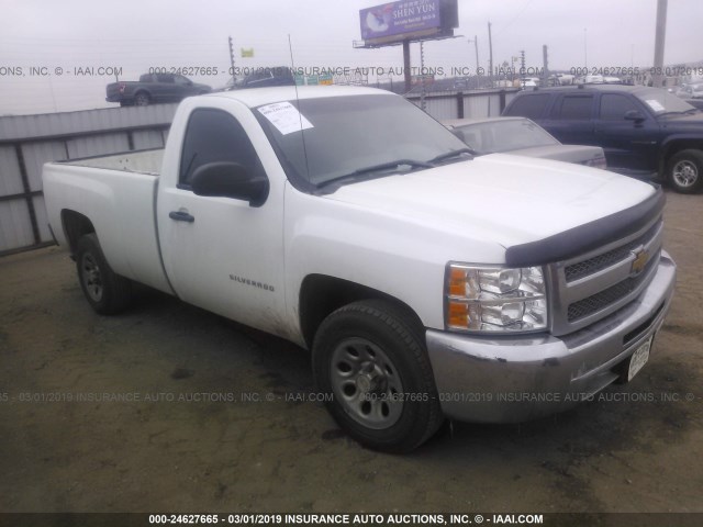 1GCNCPEA2CZ268944 - 2012 CHEVROLET SILVERADO C1500 WHITE photo 1