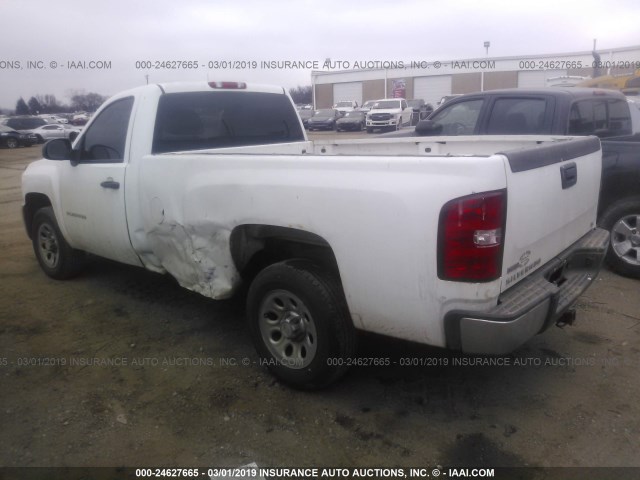 1GCNCPEA2CZ268944 - 2012 CHEVROLET SILVERADO C1500 WHITE photo 3