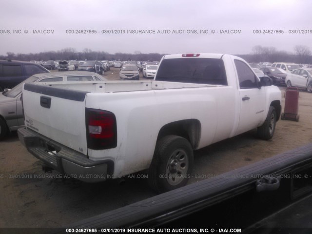 1GCNCPEA2CZ268944 - 2012 CHEVROLET SILVERADO C1500 WHITE photo 4