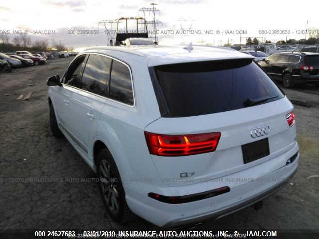 WA1LAAF79JD052624 - 2018 AUDI Q7 PREMIUM PLUS WHITE photo 3