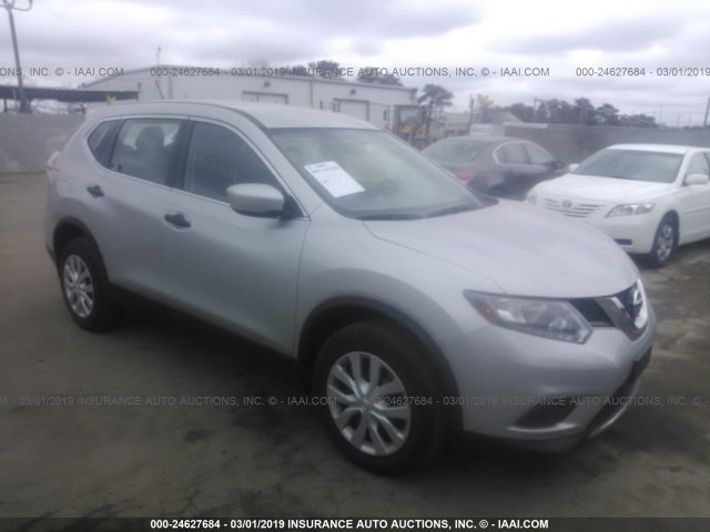 JN8AT2MV6GW133967 - 2016 NISSAN ROGUE S/SL/SV SILVER photo 1