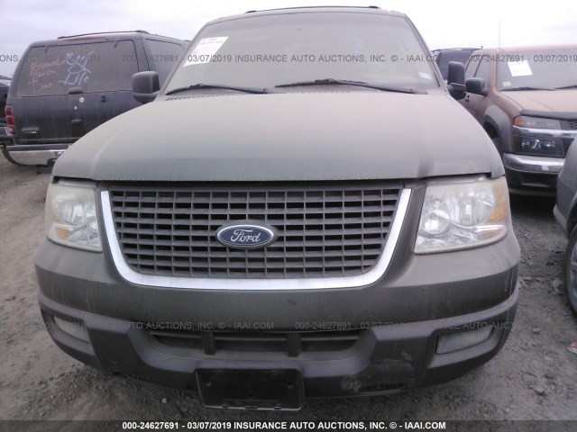 1FMRU15W34LB20342 - 2004 FORD EXPEDITION XLT GREEN photo 6