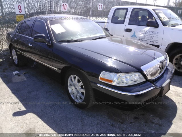 2LNBL8CV8AX631485 - 2010 LINCOLN TOWN CAR SIGNATURE LIMITED BLACK photo 1