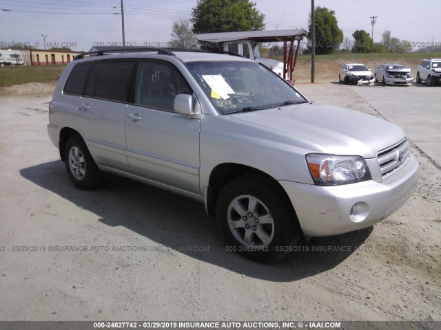 JTEGP21A540016998 - 2004 TOYOTA HIGHLANDER LIMITED SILVER photo 1