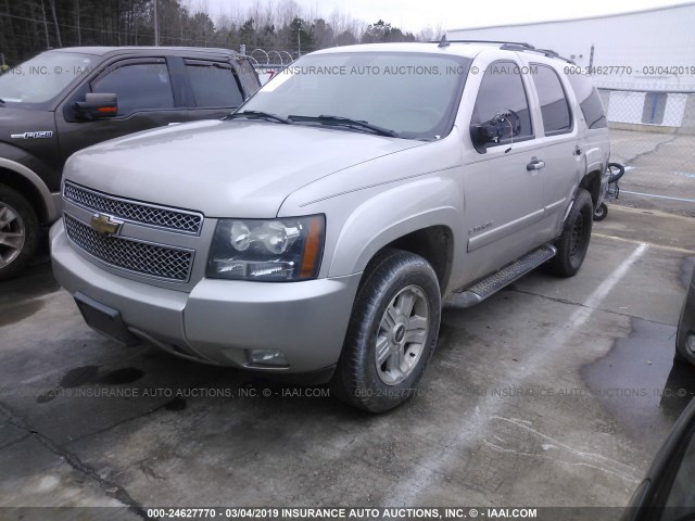 1GNFK13018R168038 - 2008 CHEVROLET TAHOE K1500 SILVER photo 2