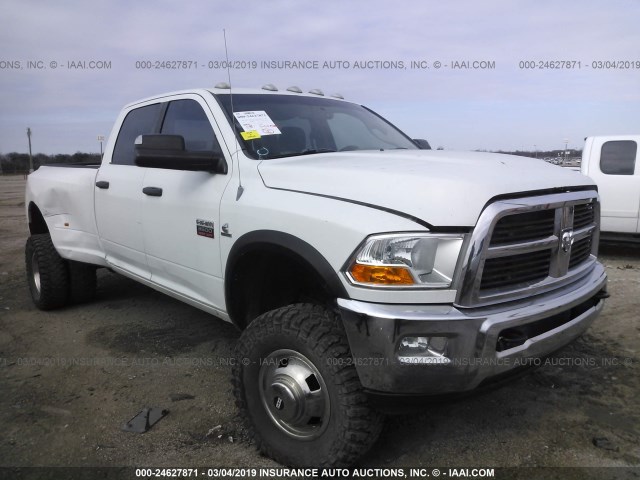 3C63DRHL9CG131052 - 2012 DODGE RAM 3500 SLT WHITE photo 1