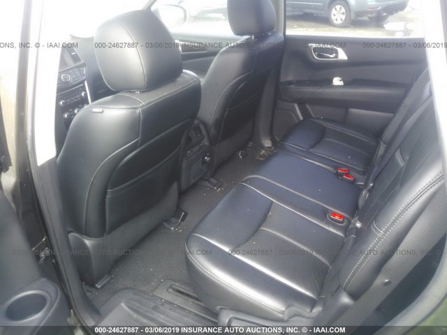 5N1AR2MN5FC627159 - 2015 NISSAN PATHFINDER S/SV/SL/PLATINUM GREEN photo 8