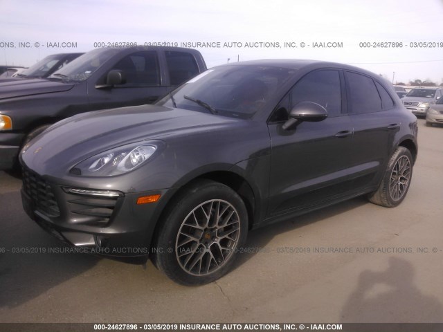 WP1AB2A5XFLB66116 - 2015 PORSCHE MACAN S GRAY photo 2