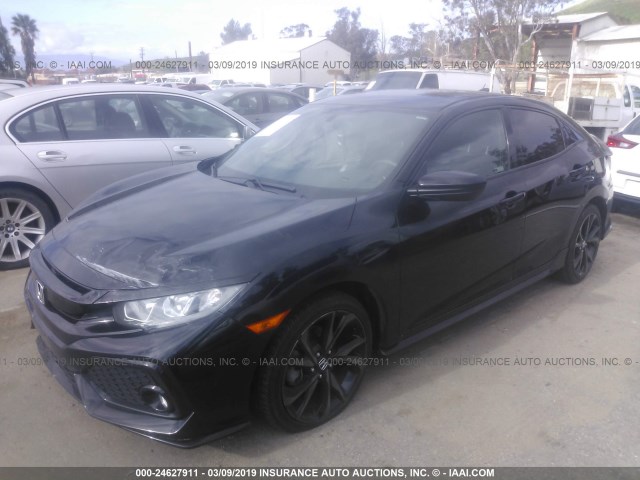 SHHFK7G42JU232638 - 2018 HONDA CIVIC SPORT 黑色 照片 2