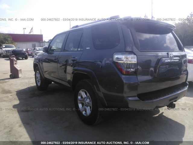 JTEZU5JR1K5198207 - 2019 TOYOTA 4RUNNER SR5/LIMITED/LIMITED NIGHT GRAY photo 3