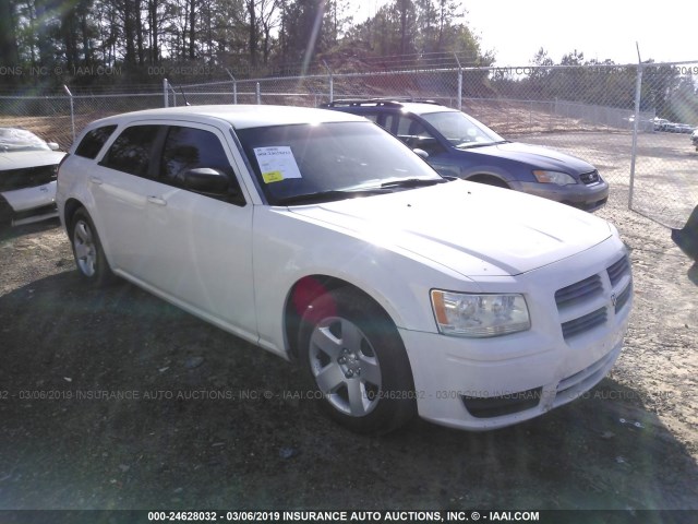 2D4FV47TX8H221537 - 2008 DODGE MAGNUM WHITE photo 1