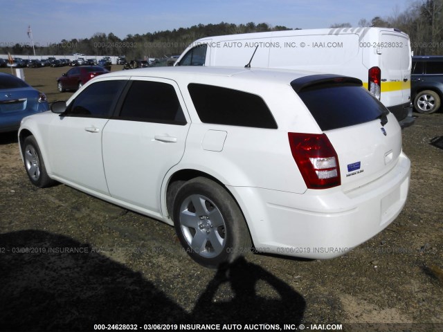 2D4FV47TX8H221537 - 2008 DODGE MAGNUM WHITE photo 3