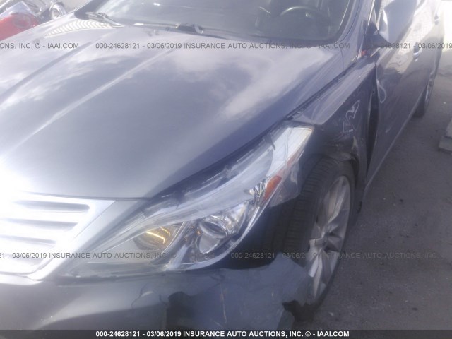 KMHFH4JG4DA279678 - 2013 HYUNDAI AZERA GLS/LIMITED GRAY photo 6