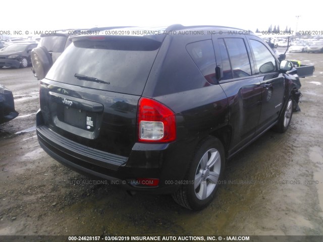 1J4NT1FA8BD216784 - 2011 JEEP COMPASS SPORT BLACK photo 4