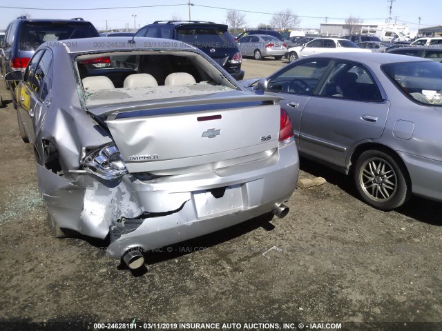 2G1WD58C479143553 - 2007 CHEVROLET IMPALA SUPER SPORT SILVER photo 6