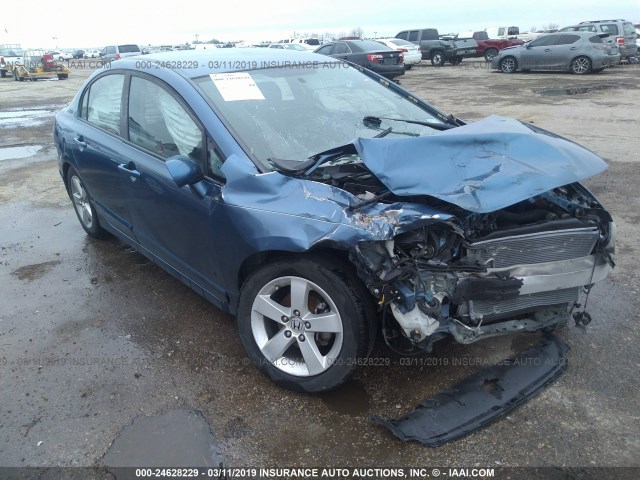 19XFA1F69BE007094 - 2011 HONDA CIVIC LX-S Mavi foto 1