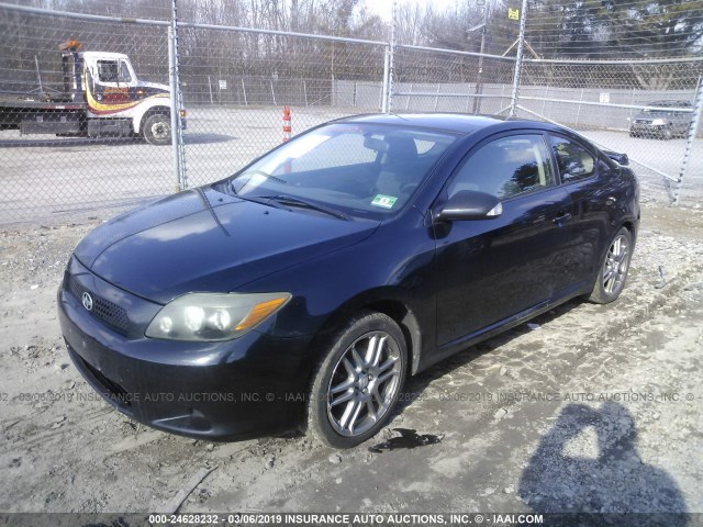 JTKDE167380242248 - 2008 TOYOTA SCION TC BLACK photo 2