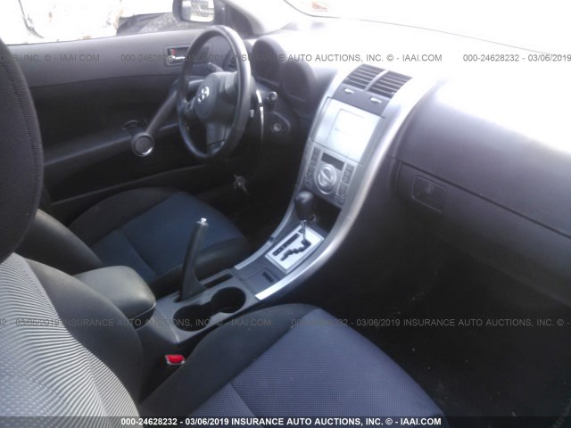 JTKDE167380242248 - 2008 TOYOTA SCION TC BLACK photo 5