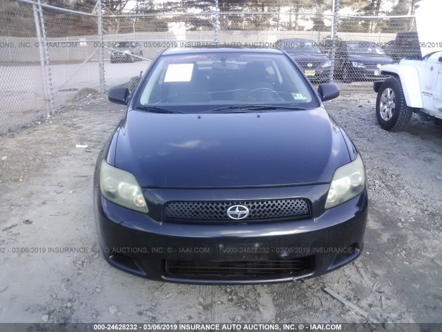 JTKDE167380242248 - 2008 TOYOTA SCION TC BLACK photo 6