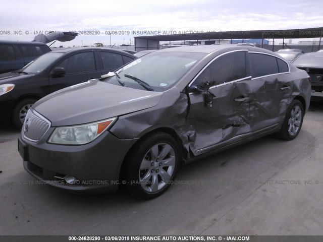 1G4GF5E3XCF143676 - 2012 BUICK LACROSSE PREMIUM GRAY photo 2