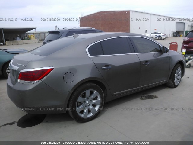 1G4GF5E3XCF143676 - 2012 BUICK LACROSSE PREMIUM GRAY photo 4