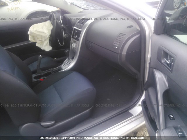 JTKDE177970202298 - 2007 TOYOTA SCION TC ვერცხლისფერი ფოტო 5