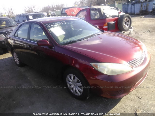 4T1BE32K85U070514 - 2005 TOYOTA CAMRY LE/XLE/SE BURGUNDY photo 1