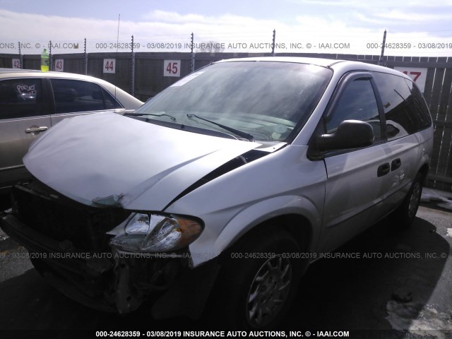 1C4GJ25G91B120270 - 2001 CHRYSLER VOYAGER SILVER photo 2