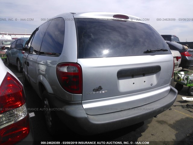 1C4GJ25G91B120270 - 2001 CHRYSLER VOYAGER SILVER photo 3