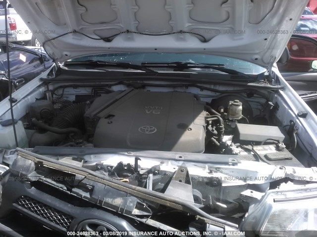 3TMLU4EN2EM146031 - 2014 TOYOTA TACOMA DOUBLE CAB 白色 照片 10